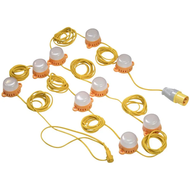 Lighthouse 10 LED Festoon Lights on 22 Metre Cable