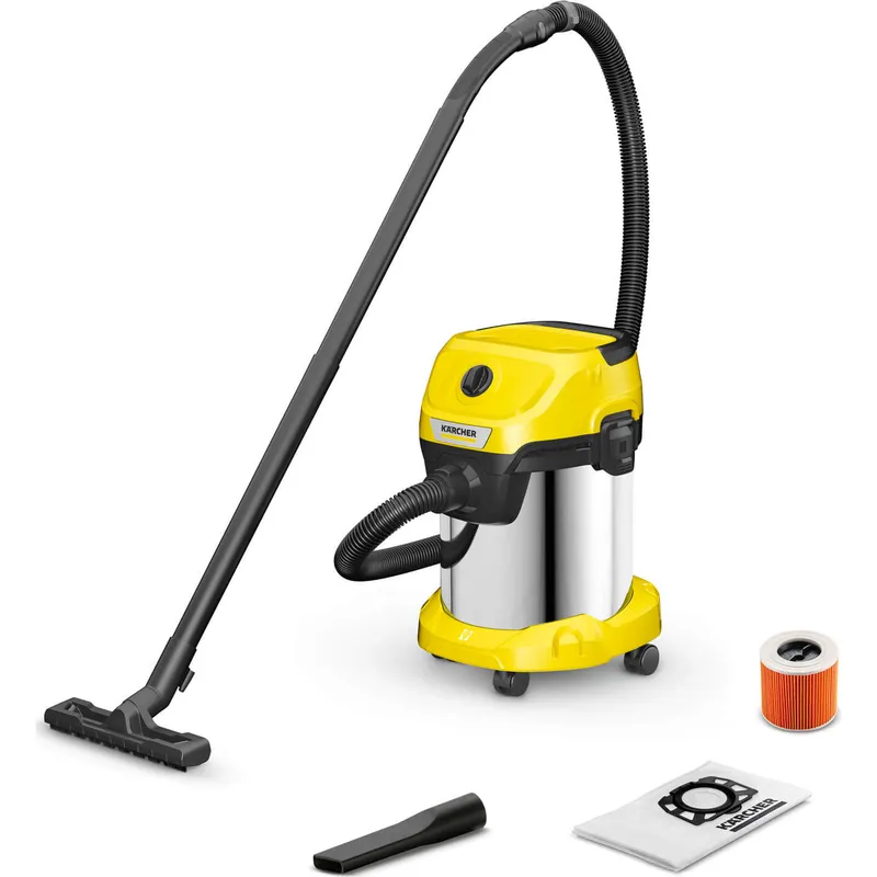 Karcher WD 3 S Wet and Dry Vacuum Cleaner 17L