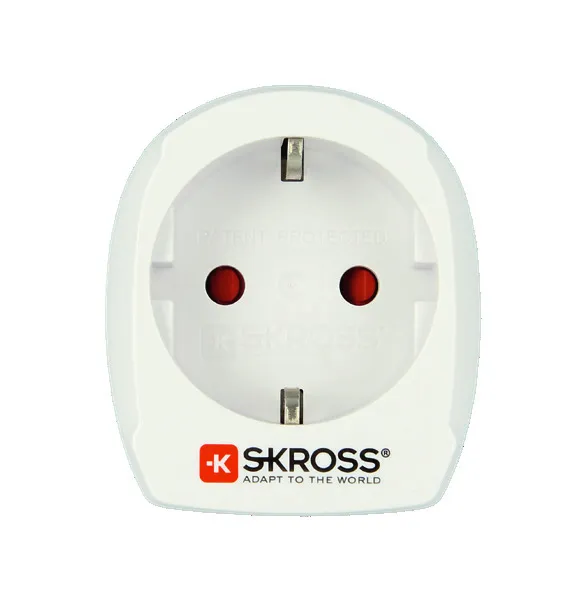 Skross Travel Adapter Europe-to-USA Earthed