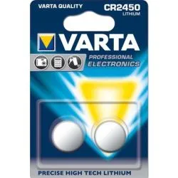 Varta CR2450 Lithium Button Cell Battery 2-Blister