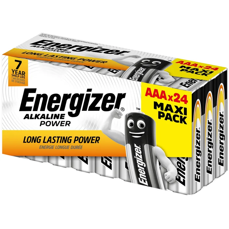 Energizer AAA Battery Alkaline - 24 Pack