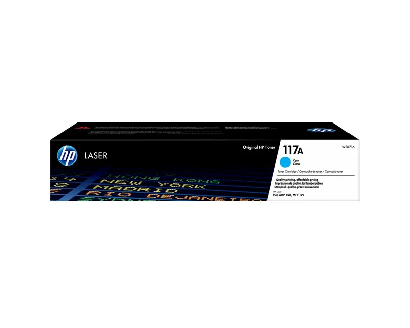 Original HP 117A Cyan Toner Cartridge (W2071A)