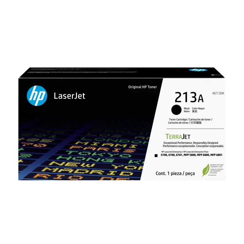 Original HP 213A Black Toner Cartridge (W2130A)