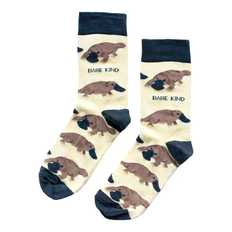 Save the Platypus Bamboo Socks | UK Adult 4-7