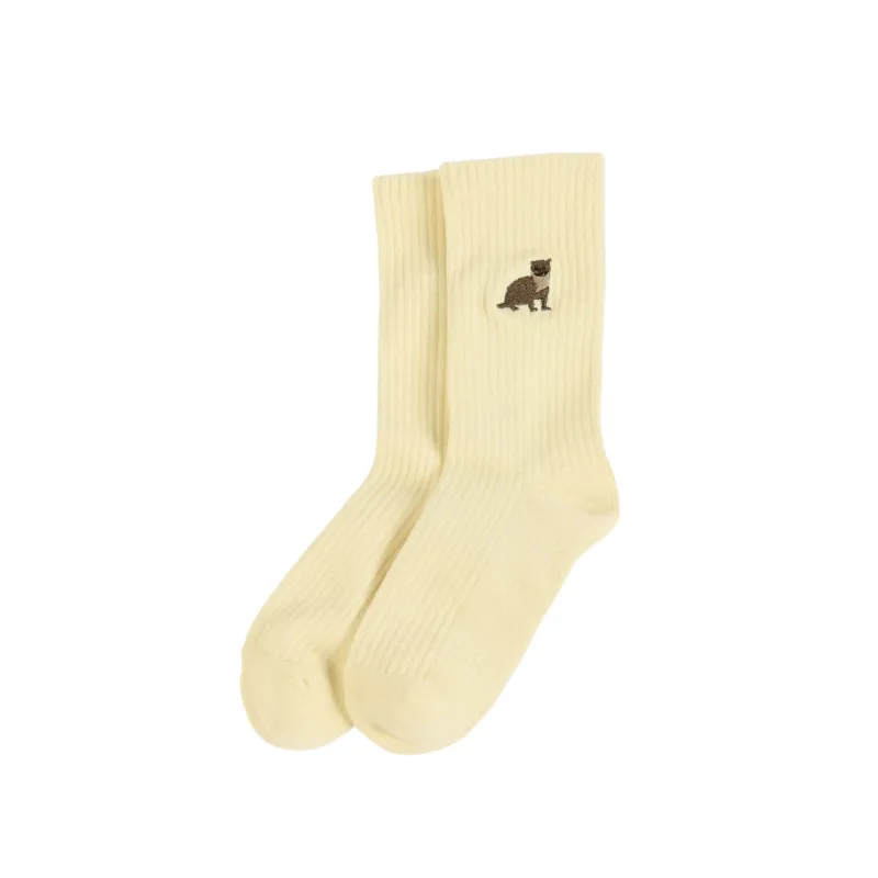 Save the Otter Ribbed Bamboo Socks | UK Adult 4-7