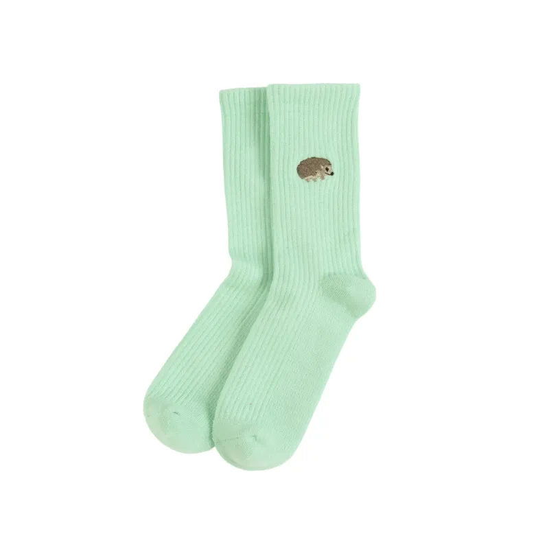 Save the Hedgehog Ribbed Bamboo Socks | UK Adult 4-7