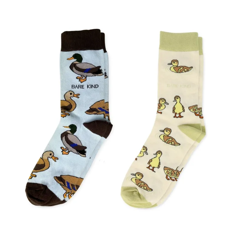 Ducks Bundle of 2 Bamboo Sock Set | UK Adult 4-7