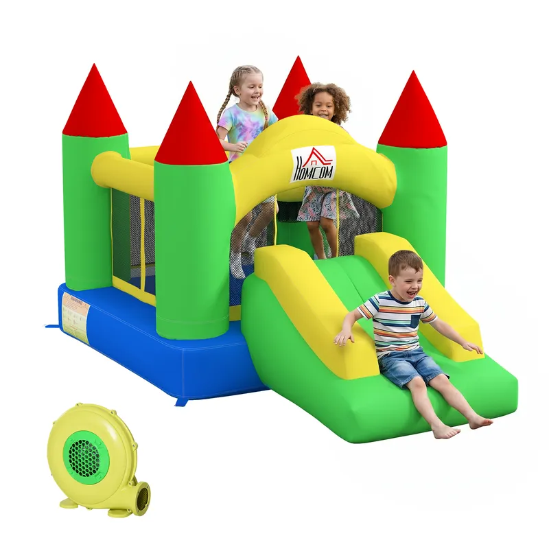 HOMCOM Inflatable Kids Bounce Jumper w/ Blower