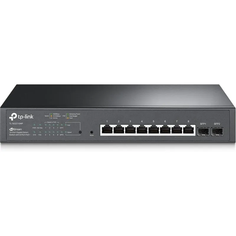 TP-Link Omada 10-Port Gigabit Smart Switch with 8-Port PoE+