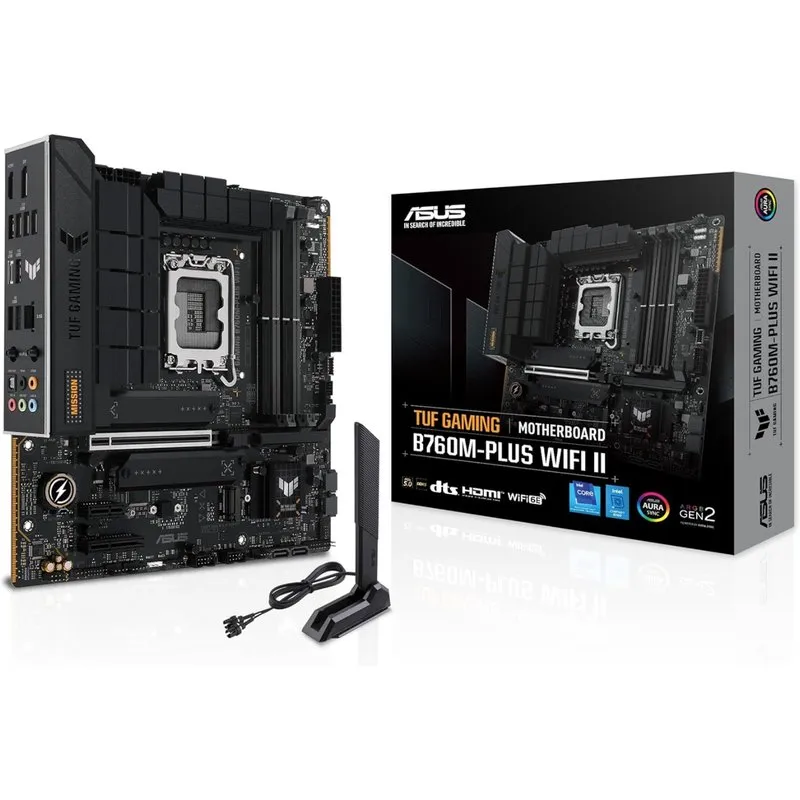 ASUS TUF GAMING B760M-PLUS WIFI II Intel B760 LGA 1700 micro ATX