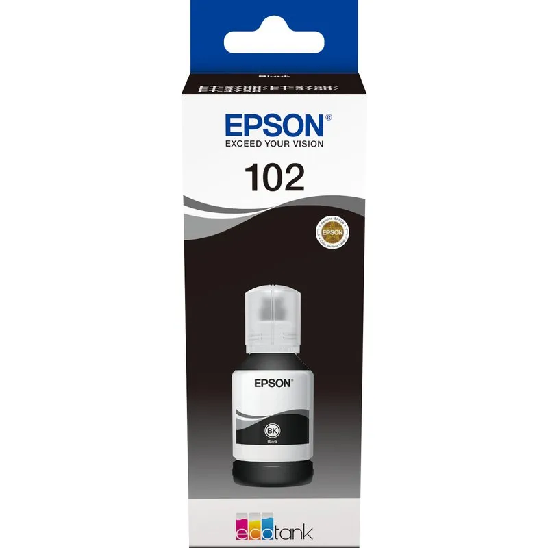 Epson 102 EcoTank Pigment Black ink bottle