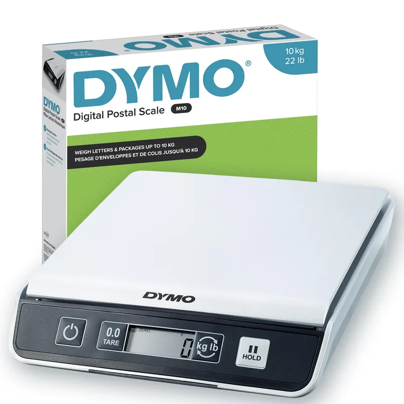 DYMO M10 Digital Package & Shipping Scale | up to 10KG Capacity | 20 cm x 20 cm