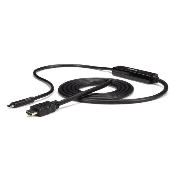 StarTech.com 3ft (1m) USB C to HDMI Cable - 4K 30Hz USB Type-C to HDMI Video Display Converter - USB-C DP Alt Mode to HDMI Monitor Adapter Cord - Thunderbolt Compatible