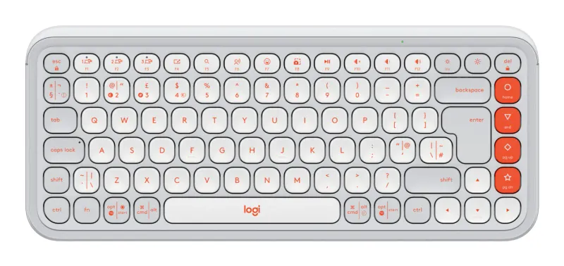 Logitech 920-013151 keyboard Universal Bluetooth QWERTY UK English White