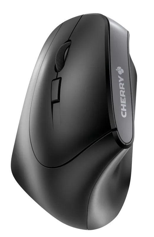 CHERRY MW 4500 Left Handed Ergonomic Wireless Vertical Mouse - Black