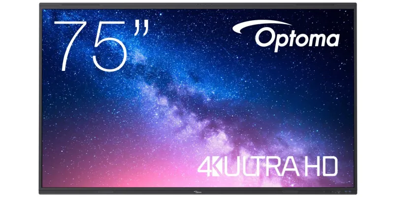 Optoma 5753RK interactive whiteboard 190.5 cm (75") 3840 x 2160 pixels Touchscreen