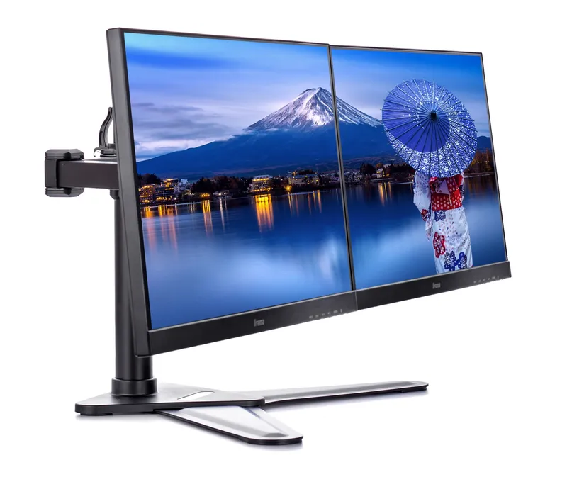 iiyama DS1002D-B1 monitor mount / stand 76.2 cm (30") Desk Black