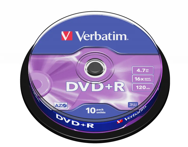 Verbatim DVD-R Matt Silver 4.7 GB 10 pc(s)