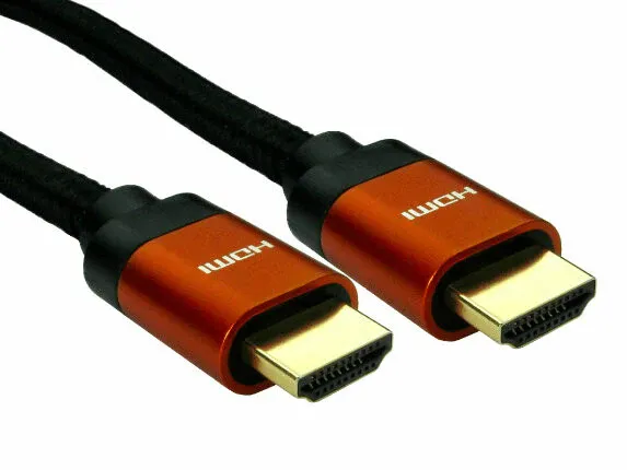 Cables Direct CDLHD8K-00CP HDMI cable 0.5 m HDMI Type A (Standard) 2 x HDMI Type A (Standard) Black, Orange