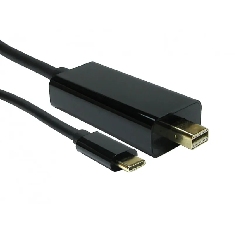 Cables Direct USB C to MDP 4K @ 60HZ 3 m USB Type-C Mini DisplayPort Black