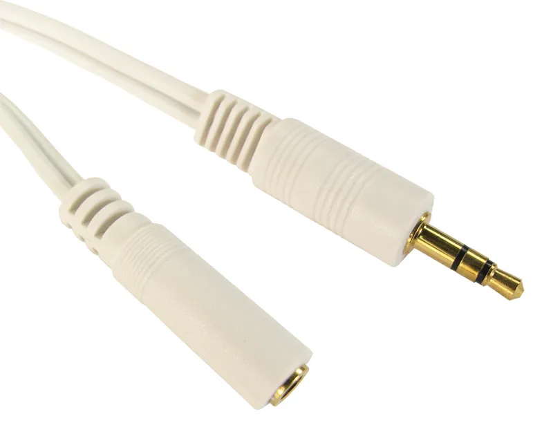 Cables Direct 3.5mm 3m audio cable White
