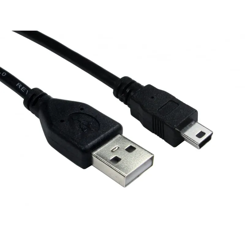 Cables Direct 99CDL2-0625 USB cable USB 2.0 5 m USB A Mini-USB B Black