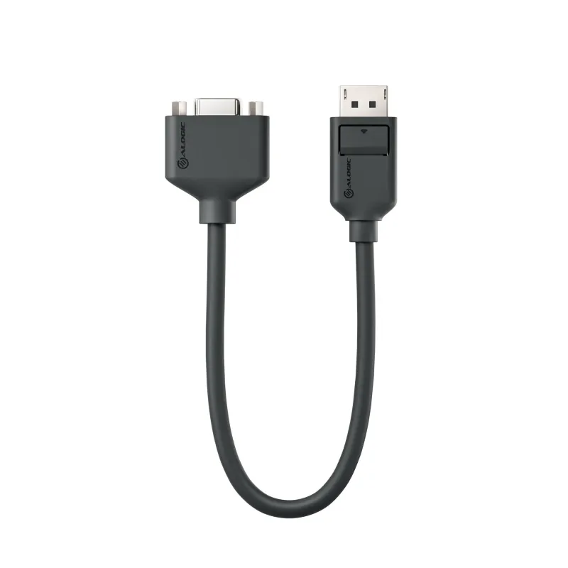 ALOGIC EL2DPVGA-ADP video cable adapter 0.2 m DisplayPort VGA (D-Sub) Black