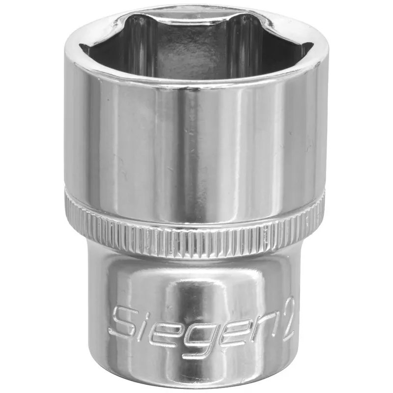 Siegen 1/2" Drive Hexagon WallDrive Socket Metric