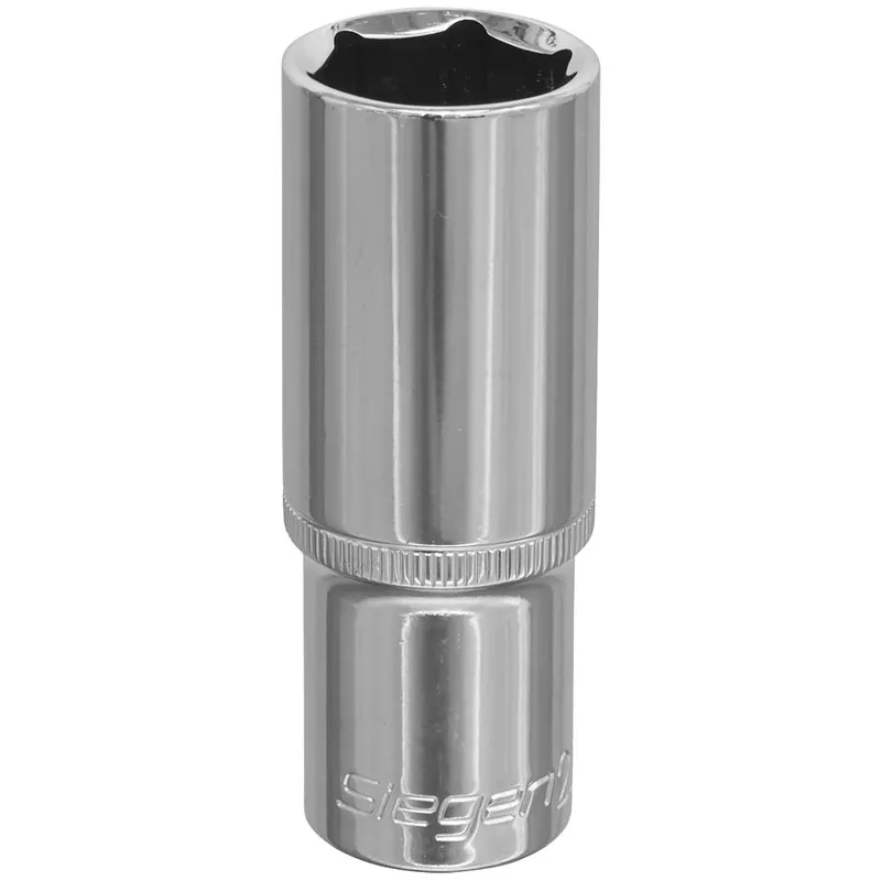 Siegen 1/2" Drive Deep Hexagon WallDrive Socket Metric