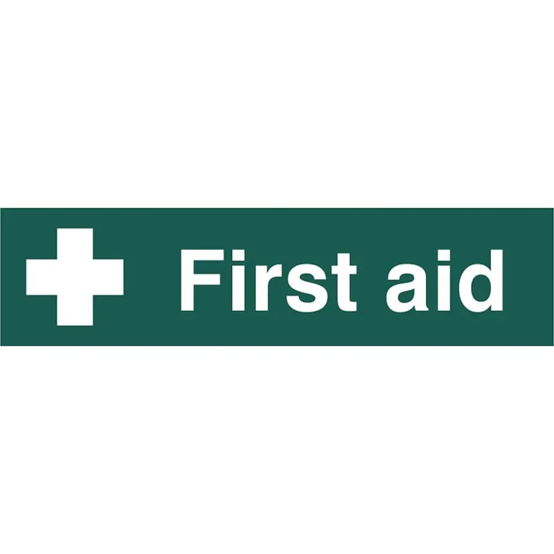 Scan First Aid Sign