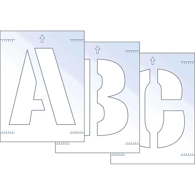 Scan Letter Stencil Kit