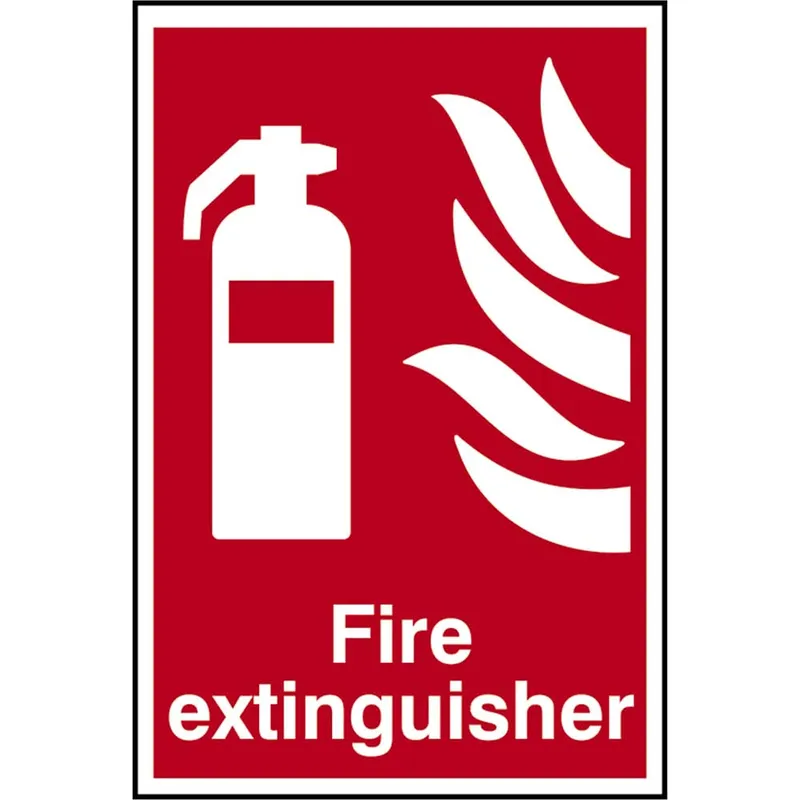 Scan Fire Extinguisher Sign