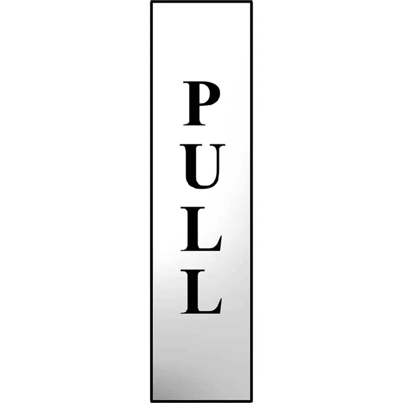 Scan Chrome Effect Pull Sign