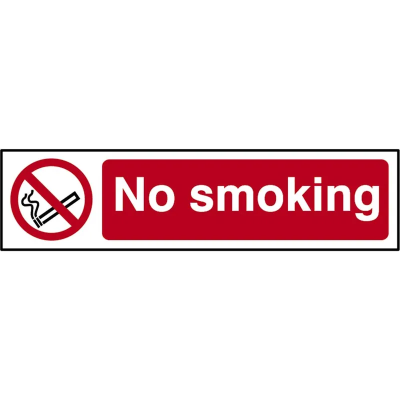 Scan No Smoking Sign