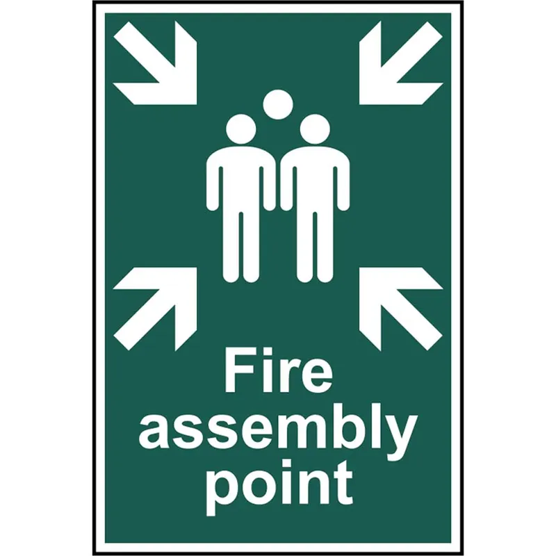 Scan Fire Assembly Point Sign
