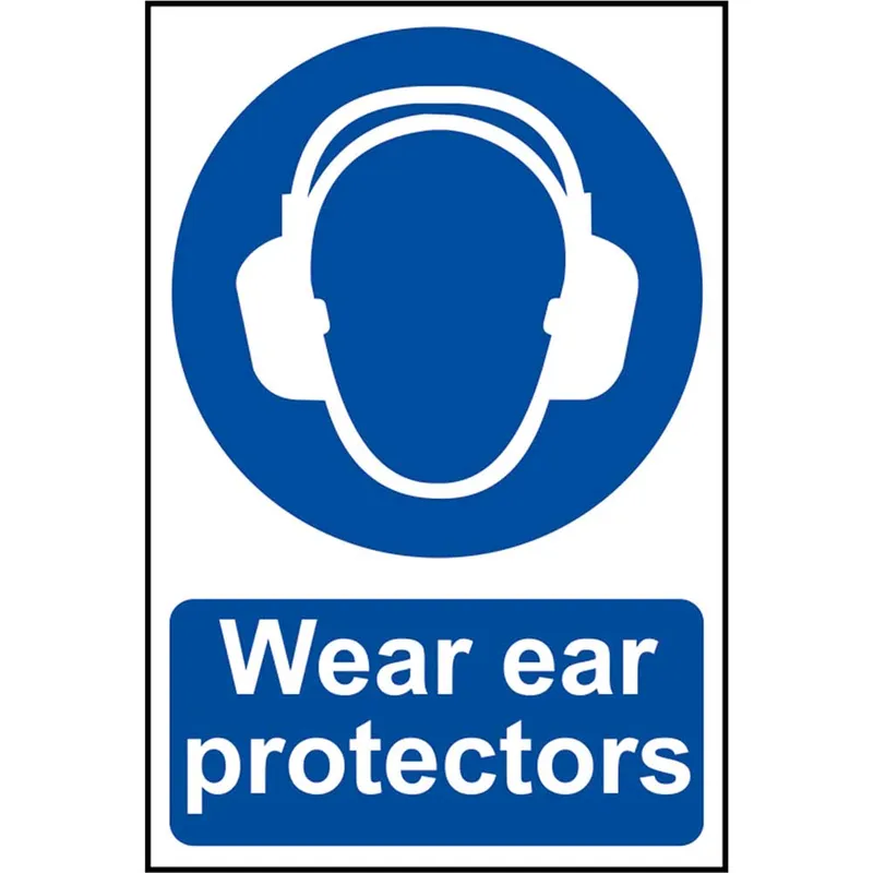 Scan Wear Ear Protectors Sign