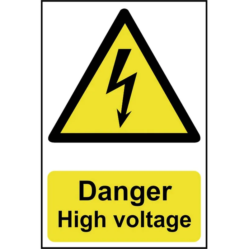 Scan Danger High Voltage Sign