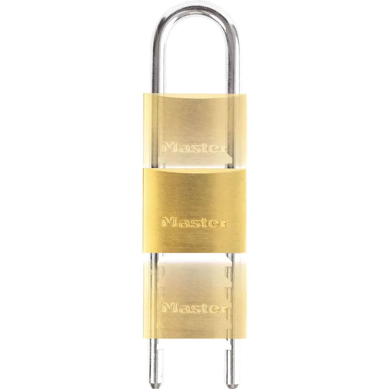 Masterlock Solid Brass Padlock and Adjustable Shackle