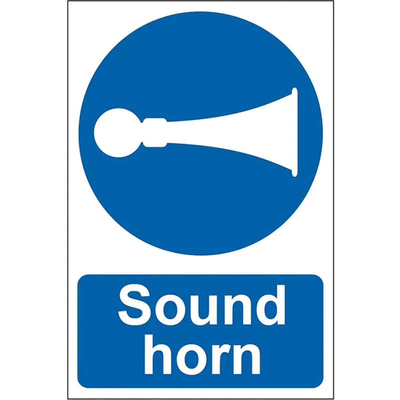 Scan Sound Horn PVC Sign