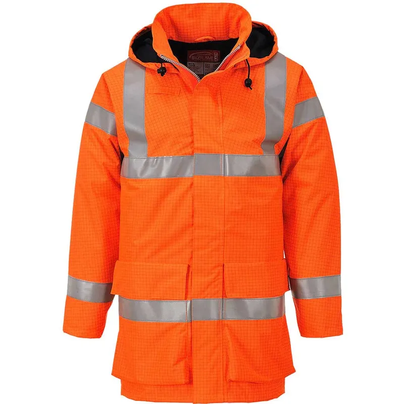 BizFlame Hi Vis Flame Resistant Rain Multi Lite Jacket