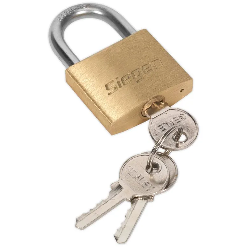 Siegen Brass Padlock