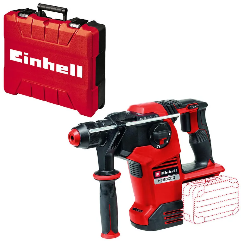 Einhell Professional HEROCCO 36/28 36v Cordless Brushless SDS Plus 4 in 1 Rotary Hammer Drill