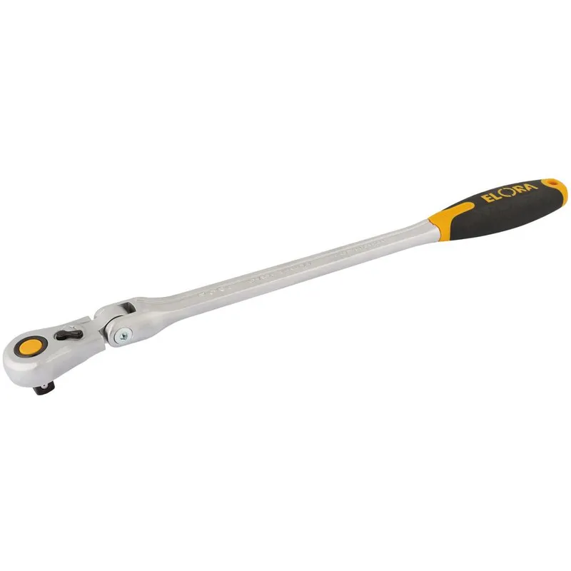 Elora 1/2" Drive Extra Long Quick Release Flexible Head Ratchet