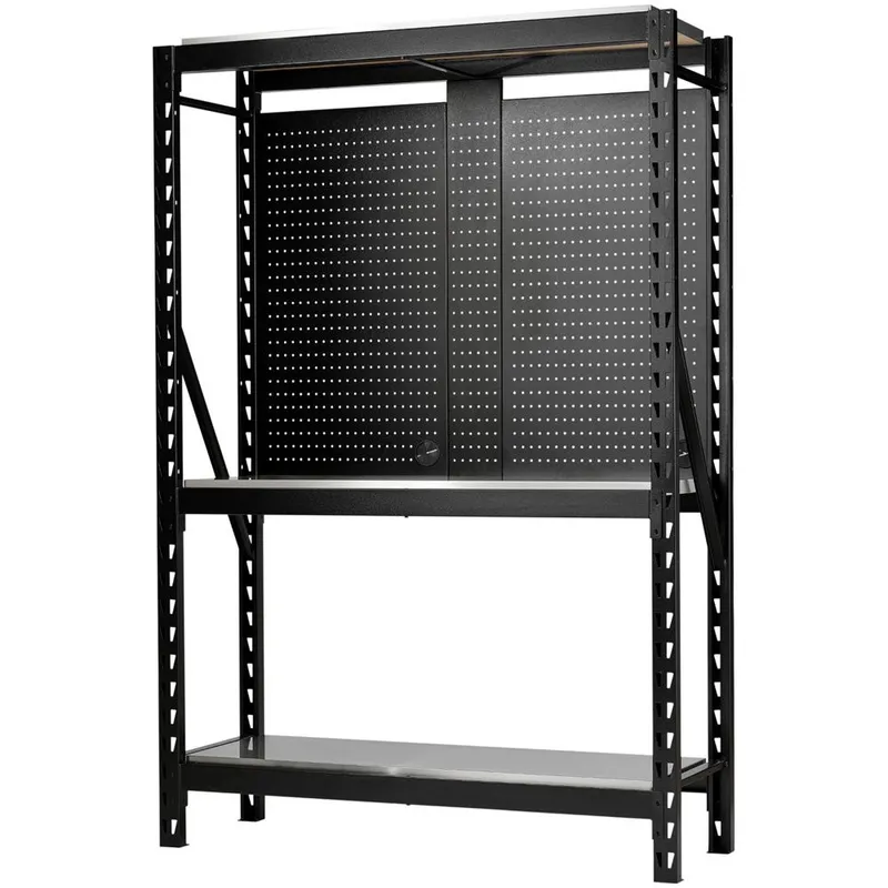 Bunker 17 Piece Modular 3 Tier Stainless Steel Shelf Racking Unit