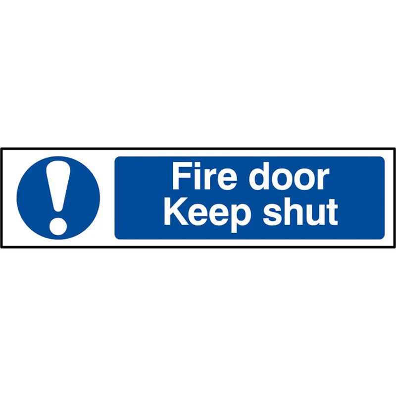 Scan Fire Door Keep Shut Sign