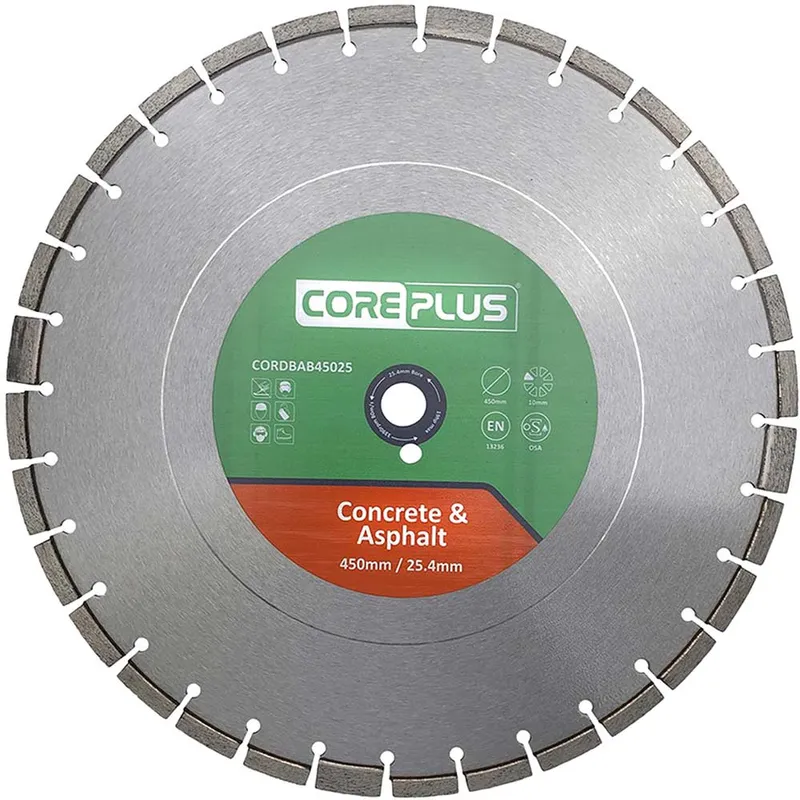 Coreplus Concrete and Asphalt Diamond Blade