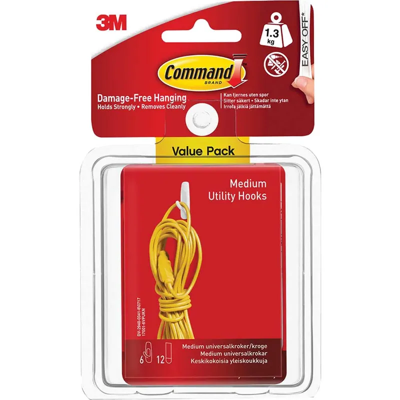 Command Adhesive Strip Utility Hooks
