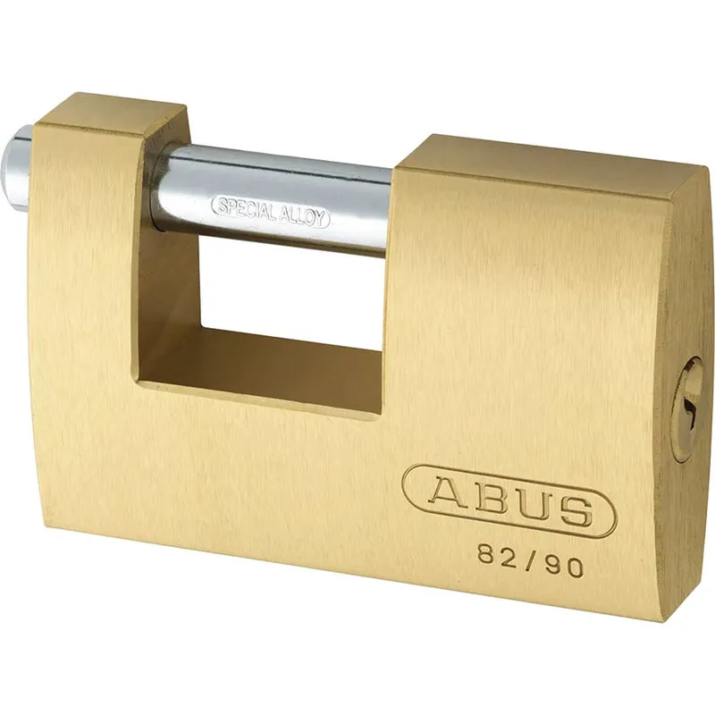 Abus 82 Series Monoblock Brass Shutter Padlock