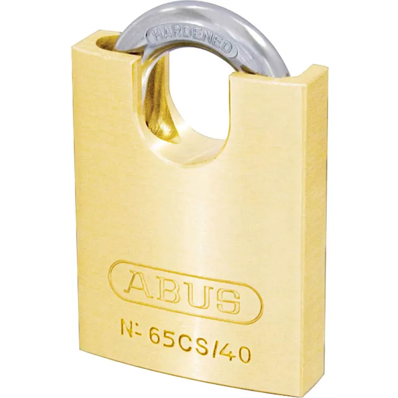 Abus 65 Series Compact Brass Padlock with Closed Shackle