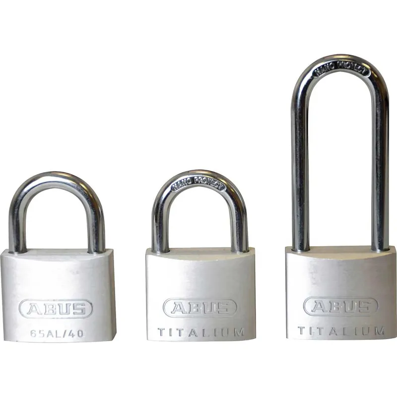 Abus 64TI Series Titalium Padlock Pack of 3 Keyed Alike